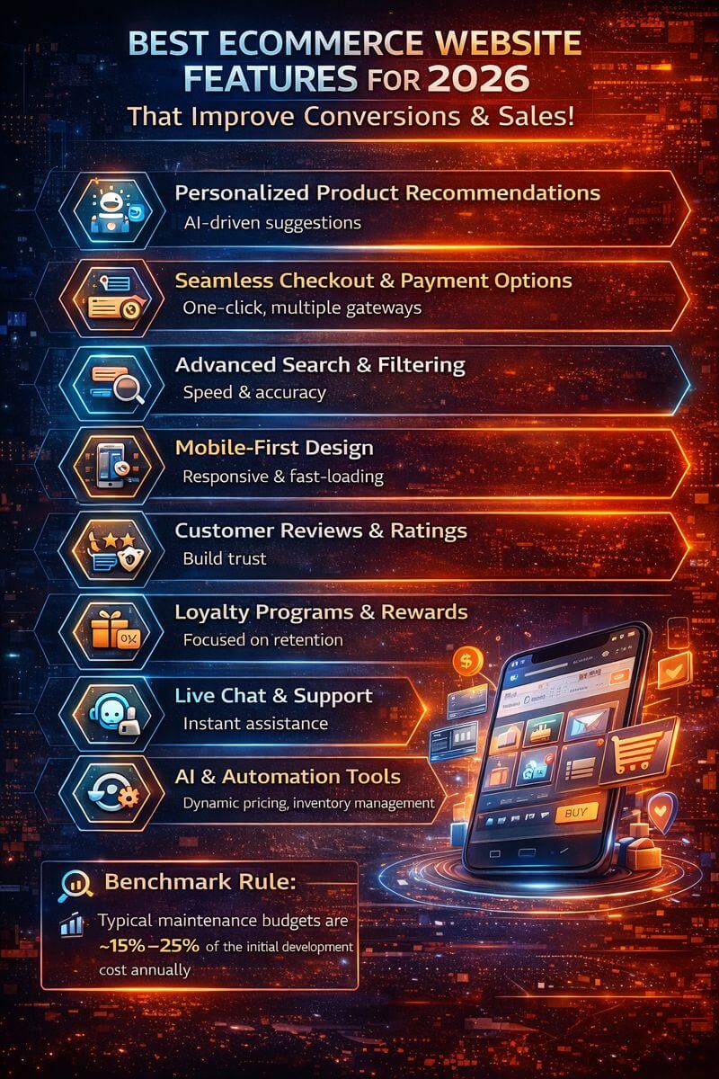 Ecommerce Features to Boost Sales